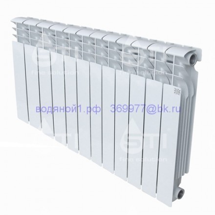 Радиатор алюминиевый STI 500/100 12 секций