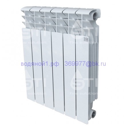 Радиатор алюминиевый STI 500/100 6 секций