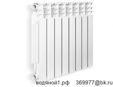 Радиатор алюминиевый ОАЗИС 500/80 10 секций