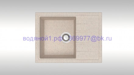 Мойка из искусственного камня ZETT lab модель 150 Q11 светло-розовая матовая