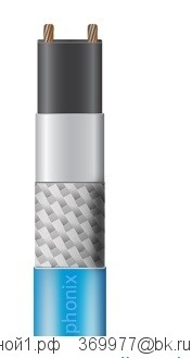 Саморегулирующийся греющий кабель PHONIX Water Pro 15w, пищевой