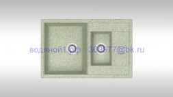 Мойка из искусственного камня ZETT lab модель 210 Q12 салатовая матовая