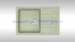 Мойка из искусственного камня ZETT lab модель 16 Q12 салатовая матовая