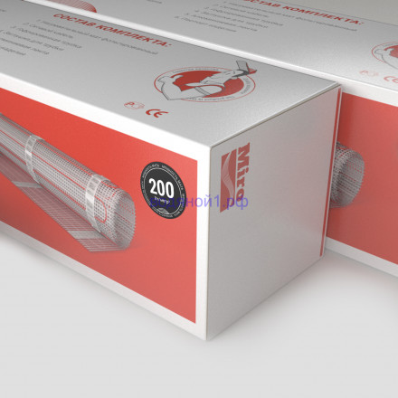 Нагревательный мат MIRO 1.0м2 (200вт/м2)