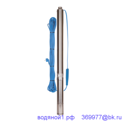 Погружной скважинный насос Aquario ASP1E-75-75 (встр.конд., напор 85м, кабель 50м)